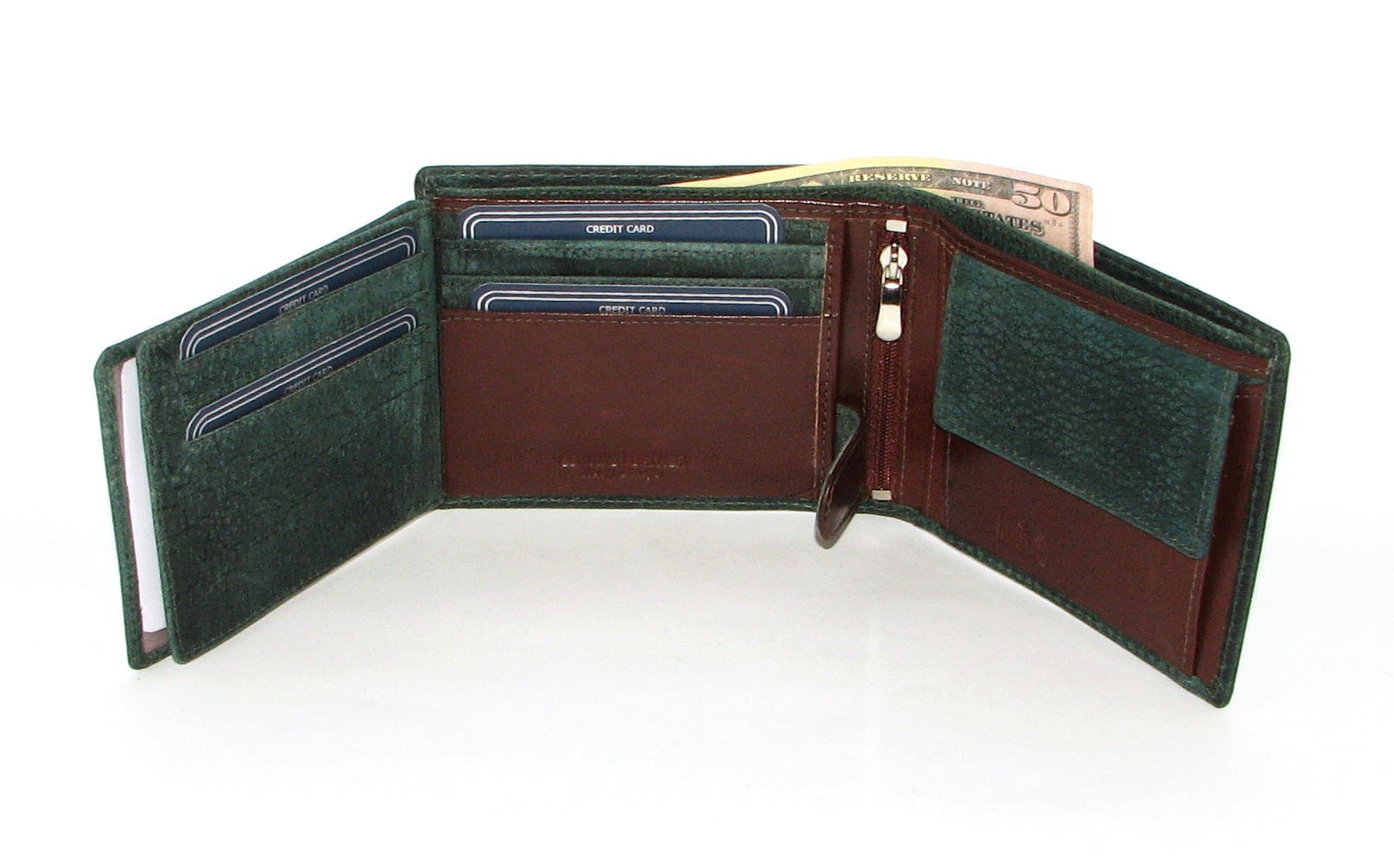 Кошелек мужской N992-VTP GREEN Forever Young Кошелек мужской N992-VTP GREEN Forever Young